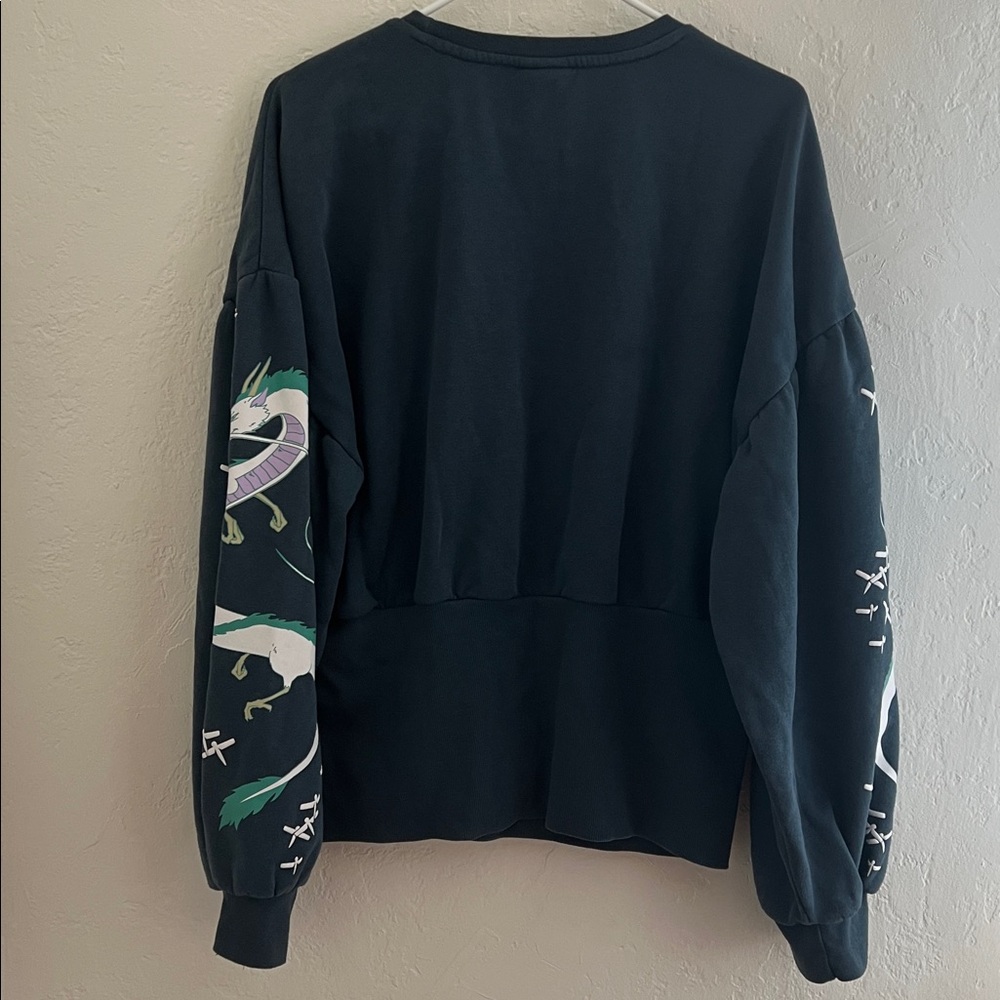 Her Universe Blue Spirited Away Sweatshirt Girls XL ( fits women's small) - Picture 7 of 11